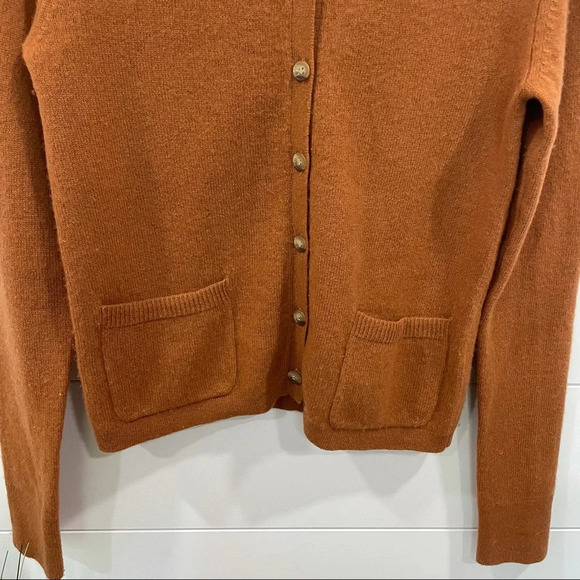 NAADAM Rust Cashmere Cardigan Size XS - Picture 6 of 16